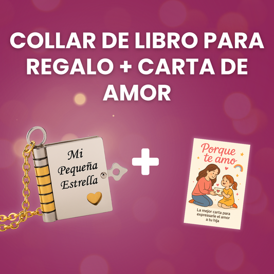 Mi Pequeña Estrella - Collar de libro para hija